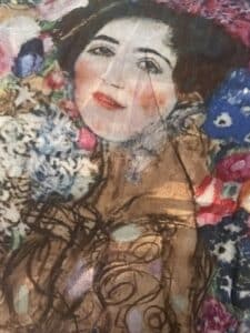 Art Sjaal Charmante vrouw