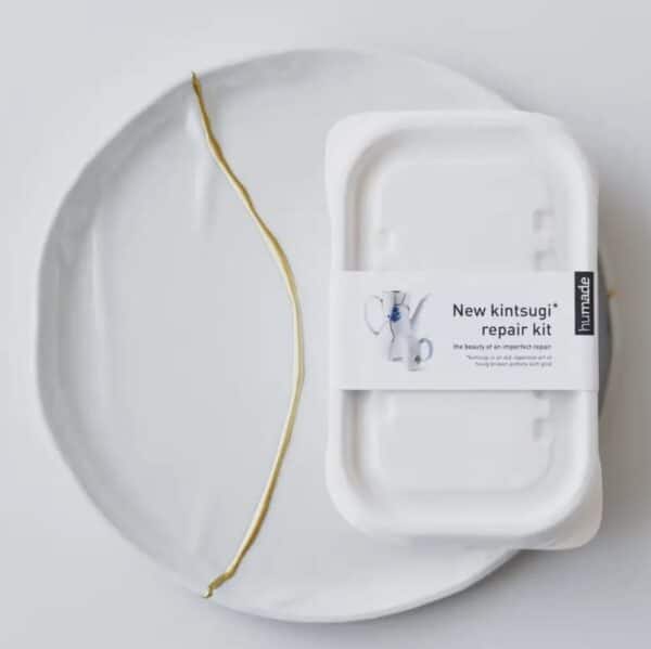 Japanse kunst KINTSUGI reparatieset goud voor prachtig herstel van je favoriete porselein en keramiek - Afbeelding 2